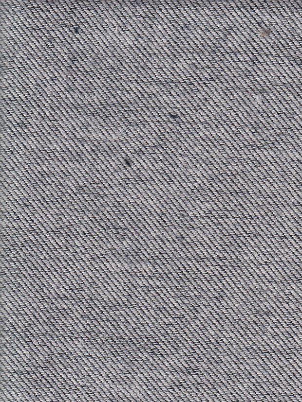 tissu jersey de coton double-face denim brute sur gris