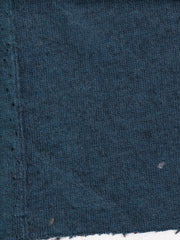 tissu jersey double-face gris-chocolat sur bleu minérale