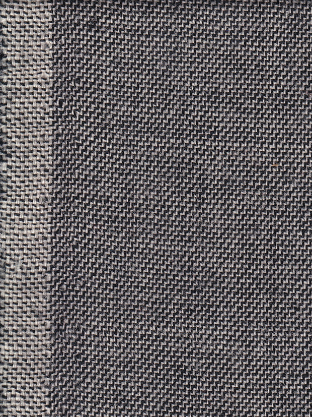 tissu toile de laine et coton extensible gris bronze