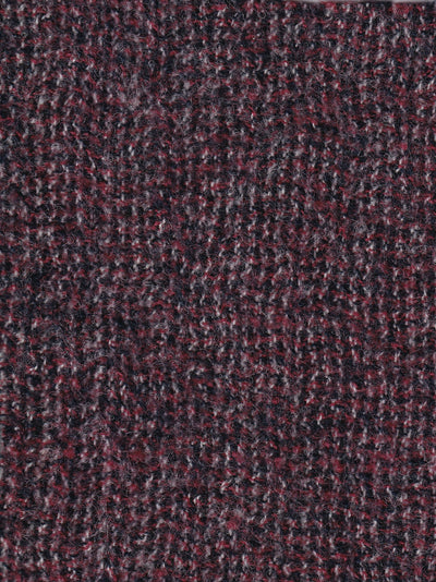 tissu en crêpe de laine façon velours prune rosé
