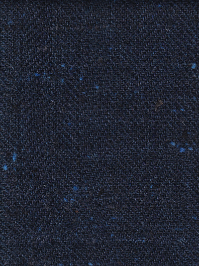 tissu soie sauvage bleu à chevrons bleu azur