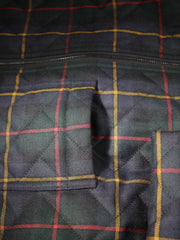 veste naipaul matelassée et zippée en tartan macleod