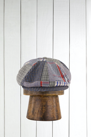 casquette en patchwork de coton