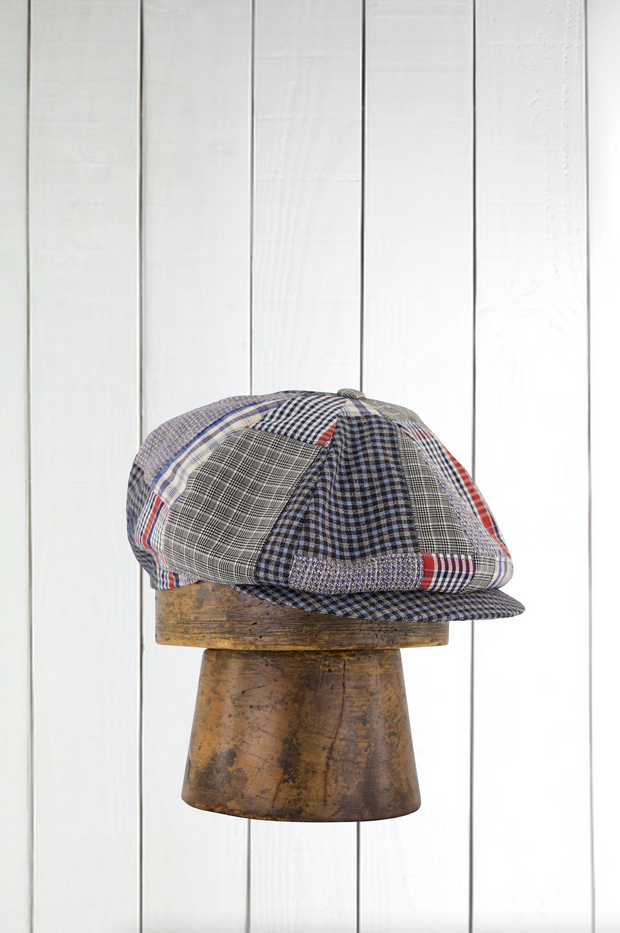 casquette en patchwork de coton