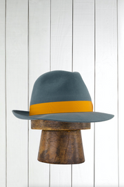 water-repellent celadon rabbit felt hat