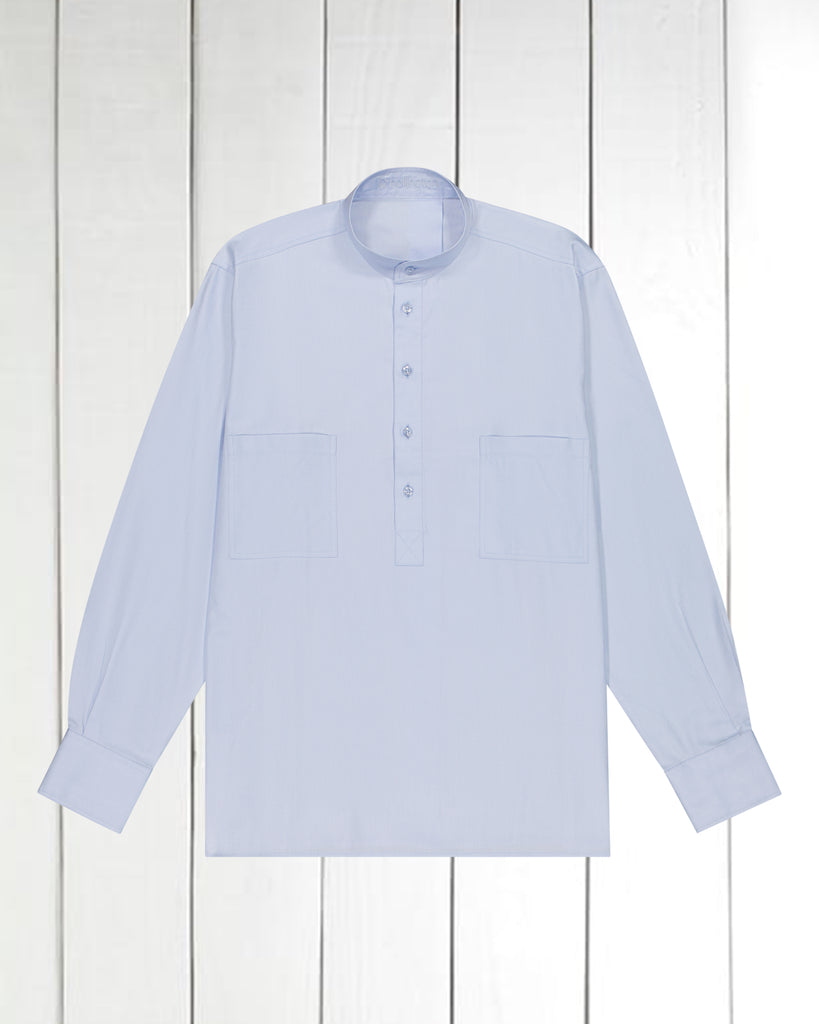 20SS✳︎新品✳︎SATIN PUFFY MAO COLLAR SHIRT MANOF マノフ “SHOULDER TUCK SHIRT” ショルダータックシャツ | t