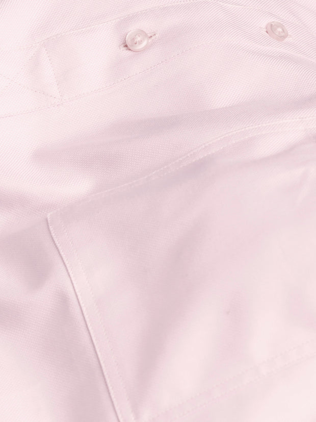 pre-sale luxury cotton mao-collar shirt in pink