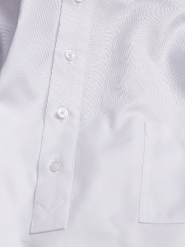 pre-sale luxury cotton mao-collar shirt in white