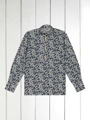pre-sale Liberty® cotton mao-collar shirt with white floral print 