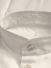pre-sale cotton canvas and natural clycell mao-collar shirt