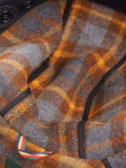 duffle-coat en drap de laine navy double-face