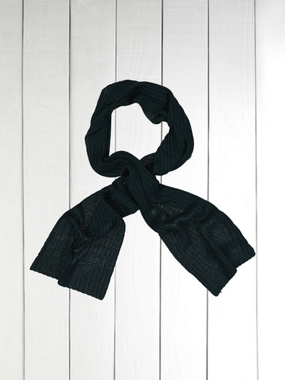 ribbed cashmere scarf  myrtle