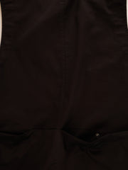 gilet 20 poches en serge de coton extensible noir