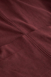 20-pocket waistcoat in carmine cotton crepe