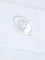 white caviar cotton mao-collar shirt