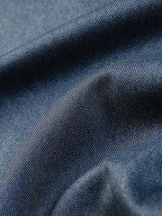 chemise à col nehru en coton texturé charbon