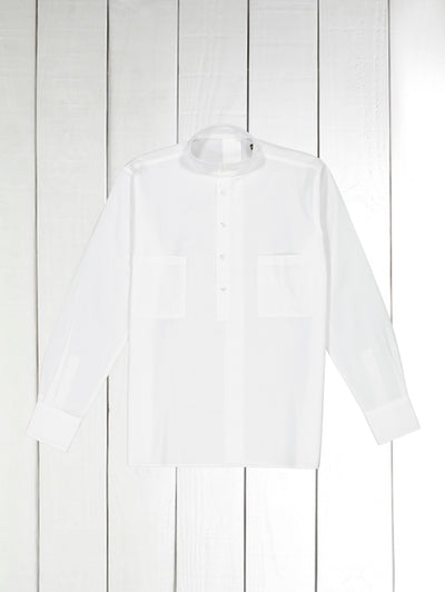 neige cotton mao-collar shirt