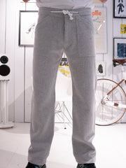 pantalon Lazy Wear en jersey gris à fines rayures