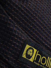 patch-pockets waistcoat in warm navy honeycomb