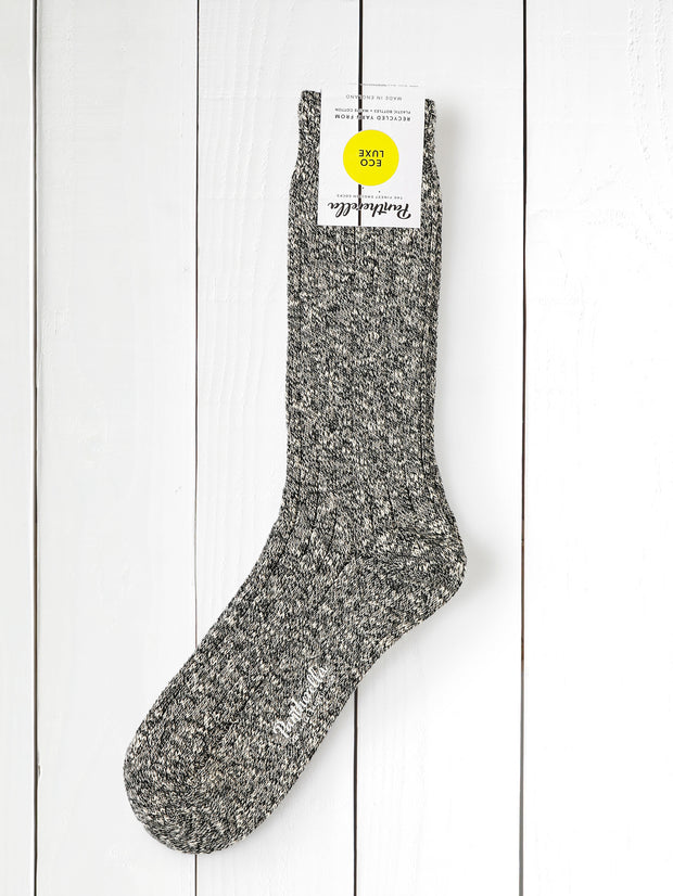 chaussettes pantherella épaisses en coton recyclé grey mix