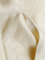 pantalon italien siza en toile pur lin natural très légère