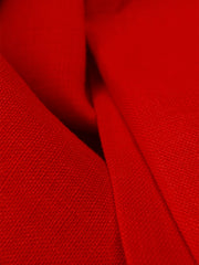 italian siza trousers in a very light pure linen red canvas