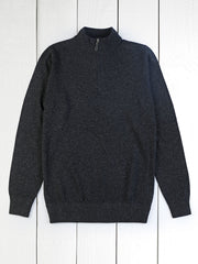 charcoal half-zip geelong jumper