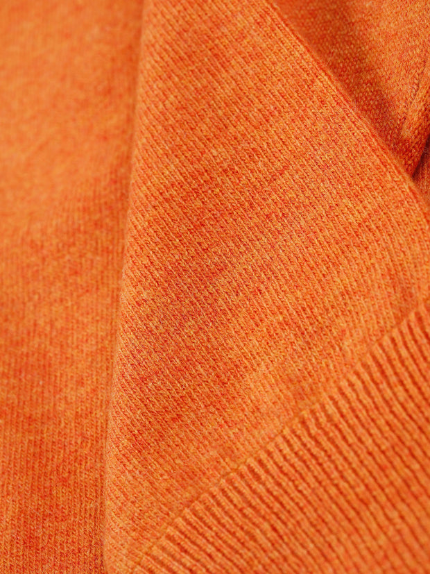 tangerine half-zip geelong jumper