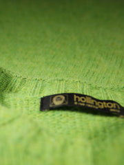 pull-over à col rond 100 % shaggy wool granny smith