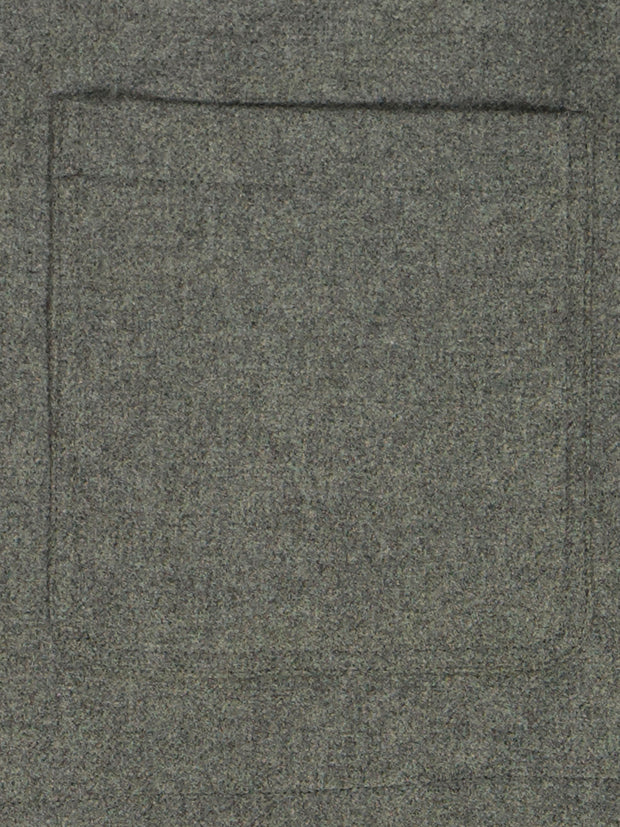 naipaul jacket in grey double-sided tweed