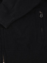 cardigan zippé en geelong noir