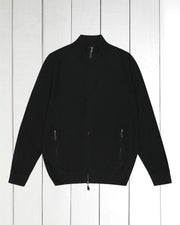 cardigan zippé en geelong noir