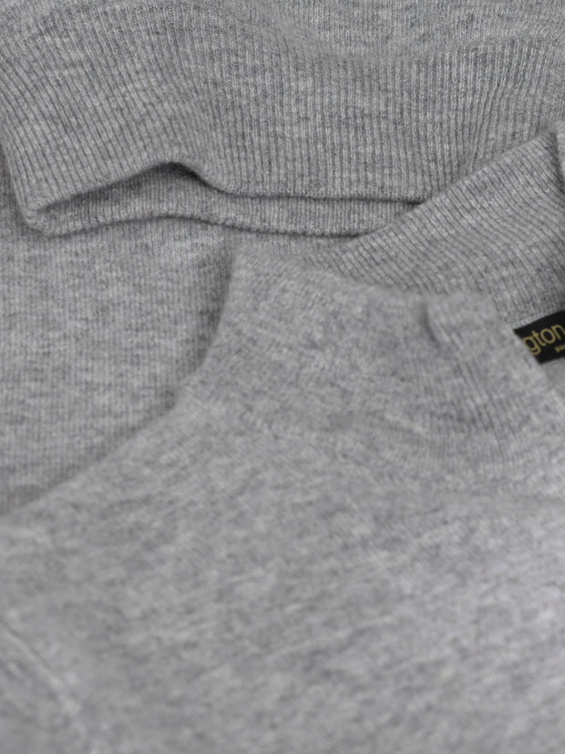 zipped cardigan in silver geelong