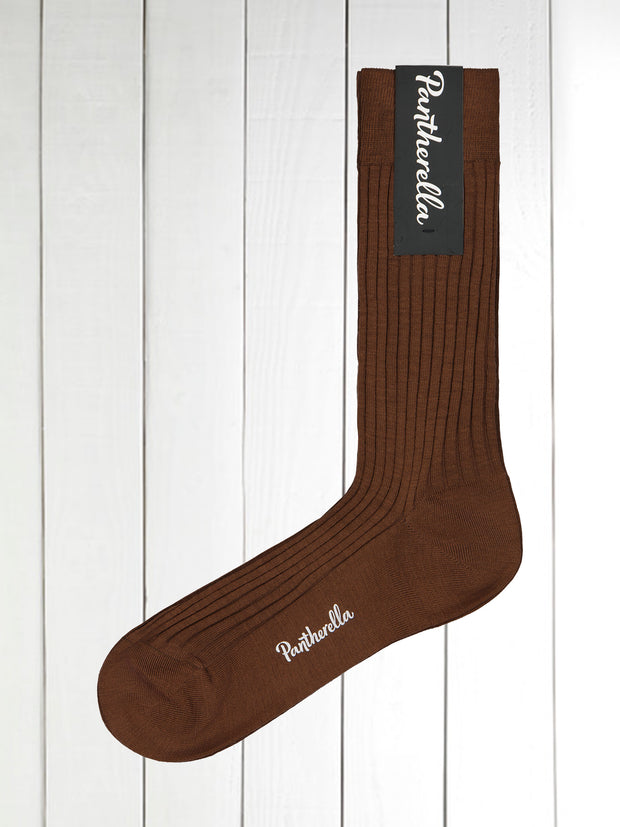 brown pantherella wool socks
