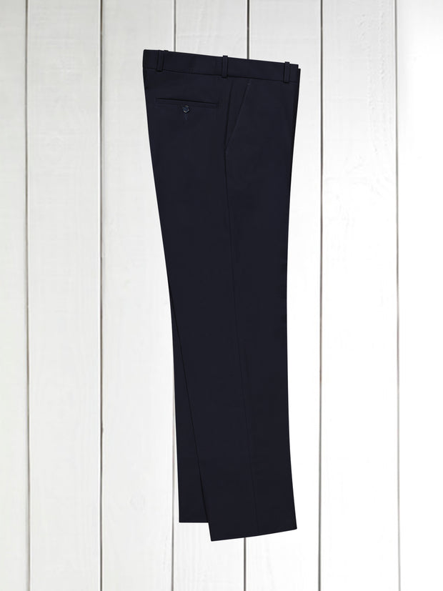 pantalon siza en toile de coton déperlante bleu marine