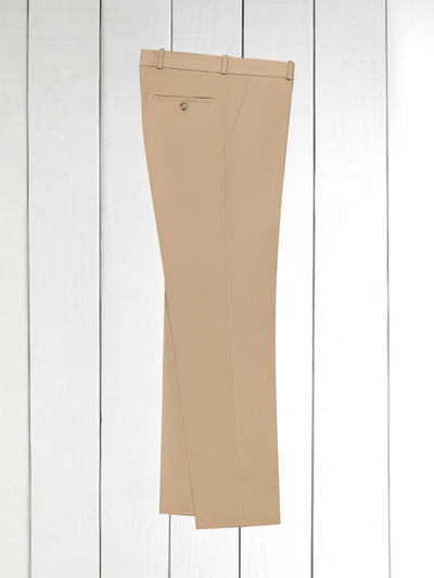 pantalon siza en serge de coton extensible sable