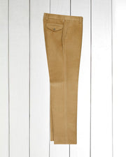 pantalon jules coupe ample en velours de laine sable
