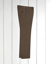 pantalon siza coupe ajustée en cavalry twill ébène