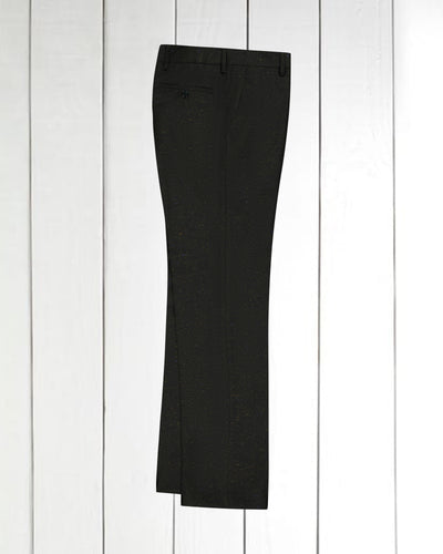 siza fitted trousers in Donegal tweed Brocéliande