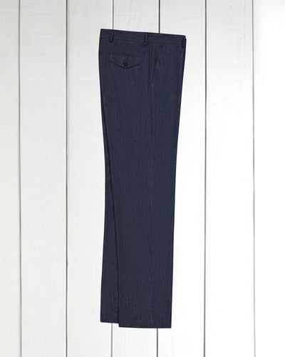 pantalon jules couple ample en denim indigo