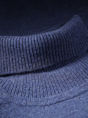 winter-blue polo-neck jumper in geelong