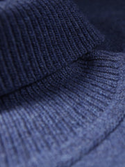 winter-blue polo-neck jumper in geelong