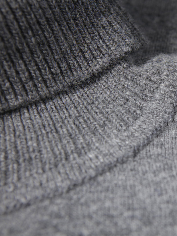 grey polo-neck jumper in geelong