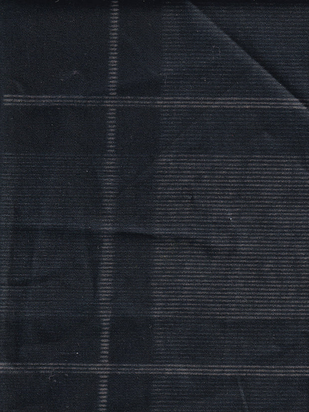 tissu technique noir double face à tartan gris