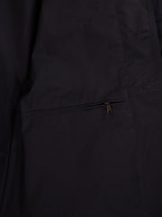 veste architecte en toile de coton déperlante dark navy