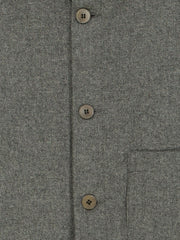 naipaul jacket in grey double-sided tweed