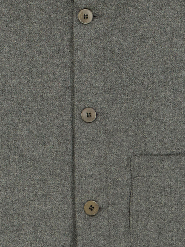 naipaul jacket in grey double-sided tweed