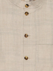 naipaul jacket in double-faced natural linen