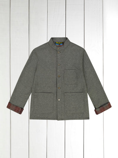 veste naipaul en tweed double face gris