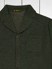 Inis Meáin jacket in khaki alpaca merino cashmere and silk